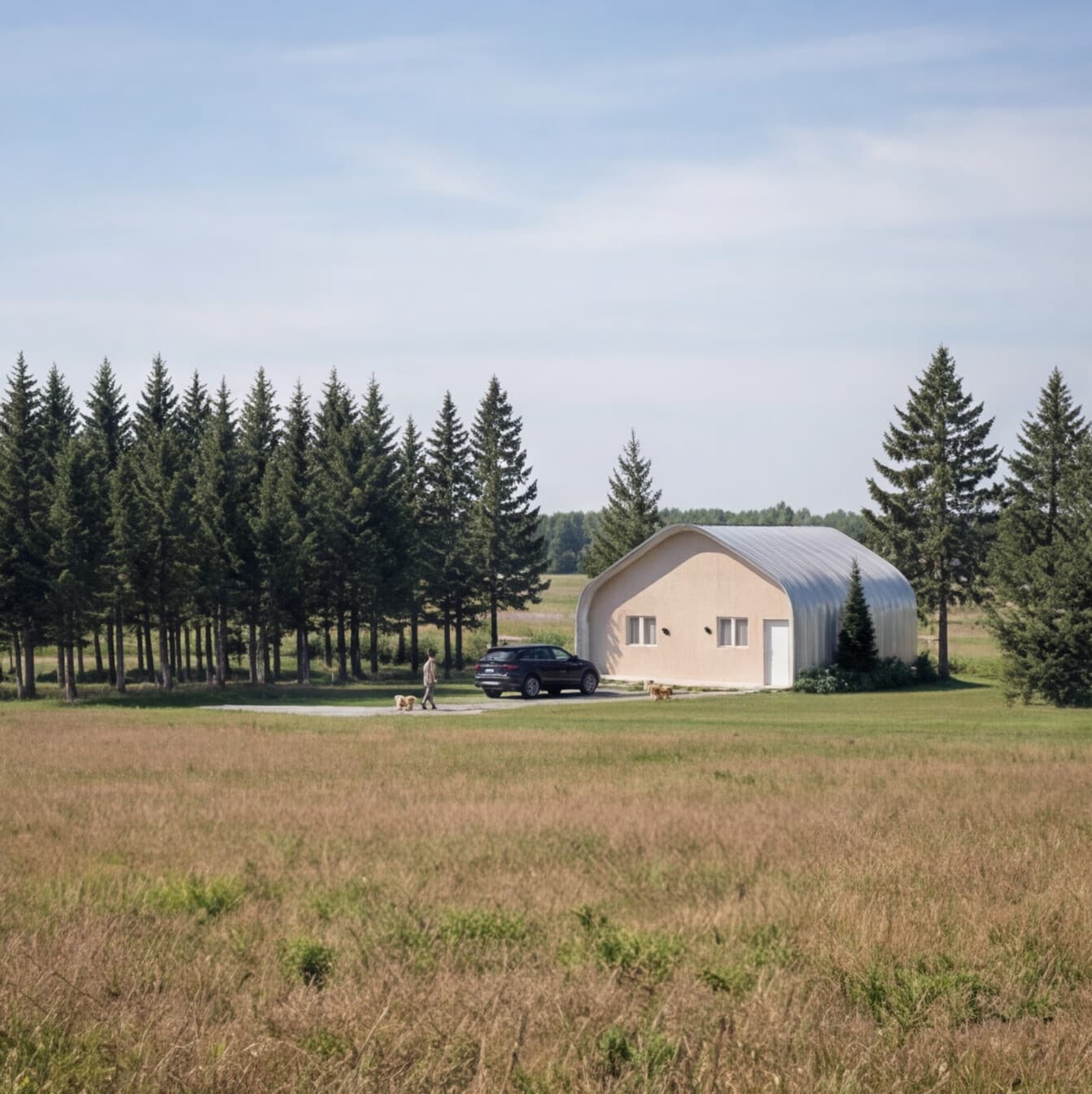 Vivienda Quonset Pampa Metal